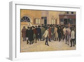 Horse Sale at the Barbican-Robert Bevan-Framed Giclee Print