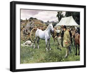 Horse Sale-Sir Alfred Munnings-Framed Premium Giclee Print