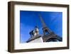 Horse Sculpture on Lena Bridge Near to Eiffel Tower in Paris, France, Europe-Peter Barritt-Framed Photographic Print