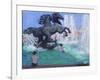 Horse Sculptures, Manezhnaya Square, Moscow, 2016-Andrew Macara-Framed Giclee Print