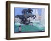 Horse Sculptures, Manezhnaya Square, Moscow, 2016-Andrew Macara-Framed Giclee Print