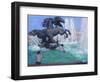 Horse Sculptures, Manezhnaya Square, Moscow, 2016-Andrew Macara-Framed Giclee Print