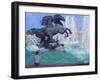 Horse Sculptures, Manezhnaya Square, Moscow, 2016-Andrew Macara-Framed Giclee Print