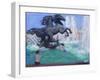 Horse Sculptures, Manezhnaya Square, Moscow, 2016-Andrew Macara-Framed Giclee Print