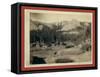 Horse Shoe Curve. on Burlington and Missouri River R'Y. Buckhorn Mountains in Background-John C. H. Grabill-Framed Stretched Canvas