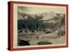 Horse Shoe Curve. on Burlington and Missouri River R'Y. Buckhorn Mountains in Background-John C. H. Grabill-Stretched Canvas