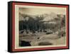 Horse Shoe Curve. on Burlington and Missouri River R'Y. Buckhorn Mountains in Background-John C. H. Grabill-Framed Stretched Canvas