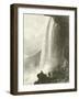 Horse Shoe Fall, Niagara. Entrance to the Cavern Of, on the English Side-Thomas Allom-Framed Giclee Print