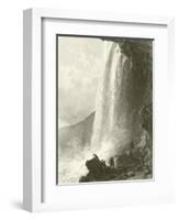 Horse Shoe Fall, Niagara. Entrance to the Cavern Of, on the English Side-Thomas Allom-Framed Giclee Print