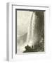 Horse Shoe Fall, Niagara. Entrance to the Cavern Of, on the English Side-Thomas Allom-Framed Giclee Print