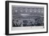 Horse Show at Franconi Circus, Champs Elysees, Paris, Eugene Louis Lami-null-Framed Giclee Print