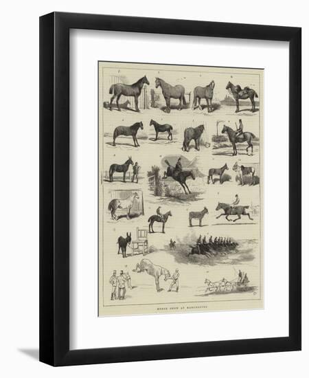 Horse Show at Manchester-Alfred Chantrey Corbould-Framed Giclee Print