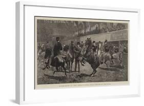 Horse-Show at the Agricultural Hall, Ponies in the Ring-John Charlton-Framed Giclee Print