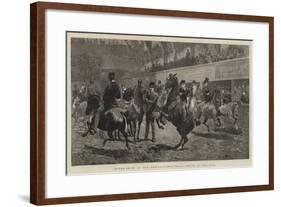 Horse-Show at the Agricultural Hall, Ponies in the Ring-John Charlton-Framed Giclee Print