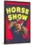 Horse Show Poster-null-Framed Art Print