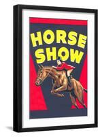 Horse Show Poster-null-Framed Art Print