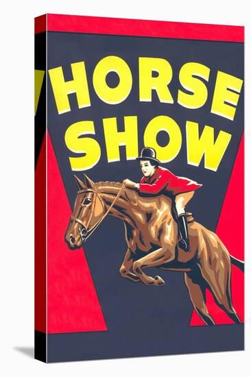 Horse Show Poster-null-Stretched Canvas