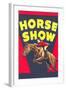 Horse Show Poster-null-Framed Art Print