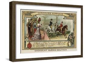 Horse Show-null-Framed Giclee Print