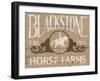 Horse Signs IV Neutral-Wellington Studio-Framed Art Print