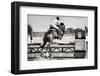 Horse Theme: Jockeys, Horse Races, Speed.-prometeus-Framed Photographic Print