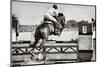 Horse Theme: Jockeys, Horse Races, Speed.-prometeus-Mounted Photographic Print