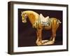 Horse, Three-Colour Ceramic Statue, China, Tang Dynasty, 7th Century-null-Framed Giclee Print