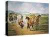 Horse Throwing-Ernesto Icaza-Stretched Canvas