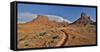 Horse trail leading into Professor Valley, Utah-Darrell Gulin-Framed Stretched Canvas