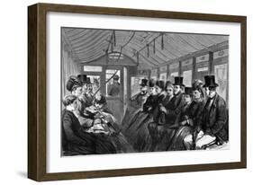 Horse Tram Brixton-G Durand-Framed Art Print