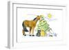 Horse Tree-Jennifer Zsolt-Framed Giclee Print