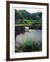 Horse Wading in Stream Amid Hills in Papera Region, South Seas-Eliot Elisofon-Framed Photographic Print