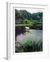 Horse Wading in Stream Amid Hills in Papera Region, South Seas-Eliot Elisofon-Framed Photographic Print