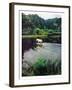 Horse Wading in Stream Amid Hills in Papera Region, South Seas-Eliot Elisofon-Framed Photographic Print