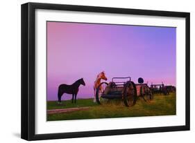Horse Wagon-null-Framed Photographic Print