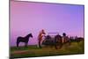 Horse Wagon-null-Mounted Photographic Print