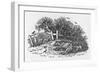 Horse Waiting to Die-Thomas Bewick-Framed Art Print