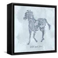 Horse Wild-Erin Clark-Framed Stretched Canvas