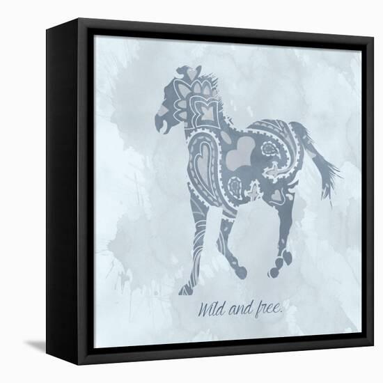 Horse Wild-Erin Clark-Framed Stretched Canvas