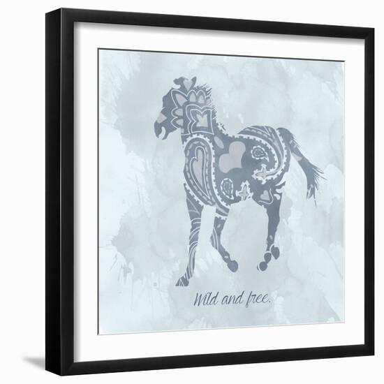 Horse Wild-Erin Clark-Framed Premium Giclee Print