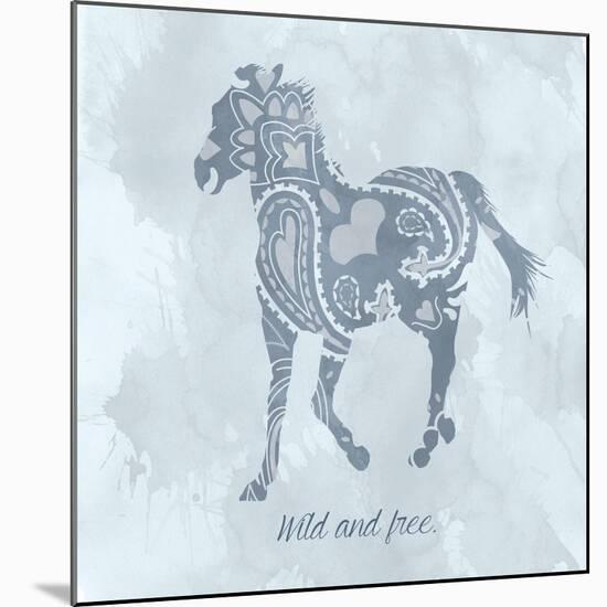 Horse Wild-Erin Clark-Mounted Giclee Print