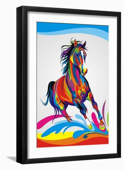 Horse-Bob Weer-Framed Premium Giclee Print