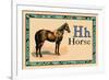 Horse-null-Framed Premium Giclee Print