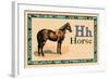 Horse-null-Framed Art Print