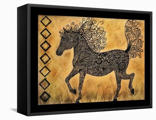 Horse-Tina Nichols-Framed Stretched Canvas