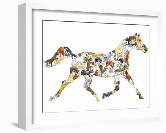 Horse-Louise Tate-Framed Giclee Print