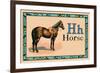 Horse-null-Framed Art Print