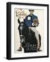 Horseback Rider Advertising Shoe Polish-null-Framed Art Print