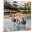 "Horseback Riding in Glacier Park," July 30, 1960-John Clymer-Mounted Giclee Print