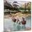 "Horseback Riding in Glacier Park," July 30, 1960-John Clymer-Mounted Giclee Print